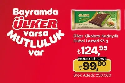 Ülker Çikolata Kadayıflı Dubai Lezzeti 93 G