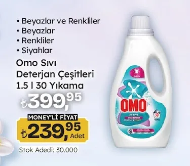 Omo Sıvı Deterjan Çeşitleri 1.5 I
