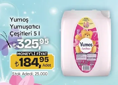 Yumoş Yumuşatıcı Çeşitleri 5 L