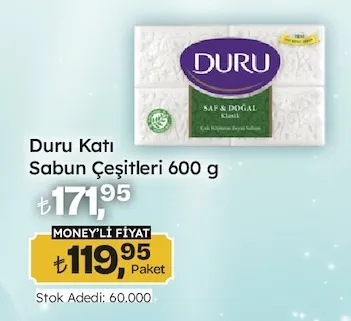 Duru Katı Sabun Çeşitleri 600 G