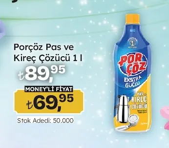 Porçöz Pas Ve Kireç Çözücü 1 L