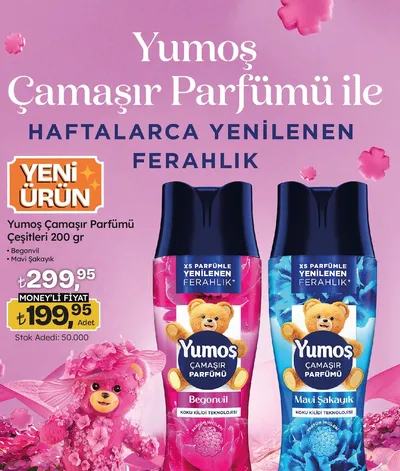 Yumoş Çamaşır Parfümü Çeşitleri 200 Gr