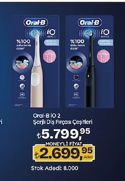 Oral-B Io 2 Şarjlı Diş Fırçası Çeşitleri