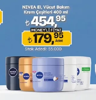 Nıvea El, Vücut Bakım Krem Çeşitleri 400 Ml