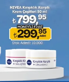 Nivea Kırışıklık Karşıtı Krem Çeşitleri 50 Ml