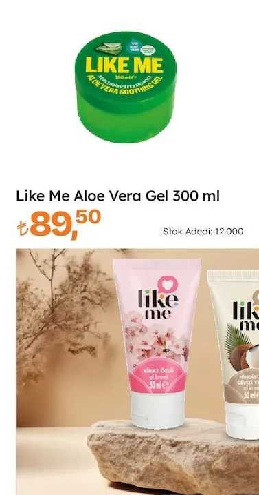 Like Me Aloe Vera Gel 300 Ml