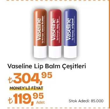 Vaseline Lip Balm Çeşitleri