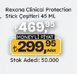 Rexona Clinical Protection Stick Çeşitleri 45 Ml