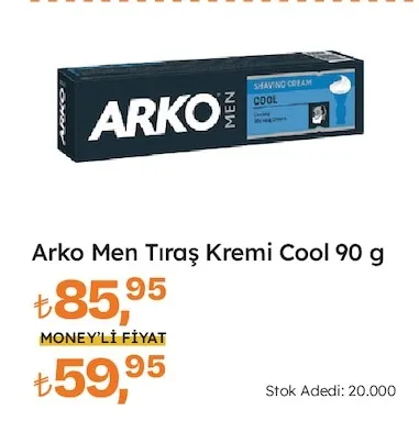 Arko Men Tıraş Kremi Cool 90 G
