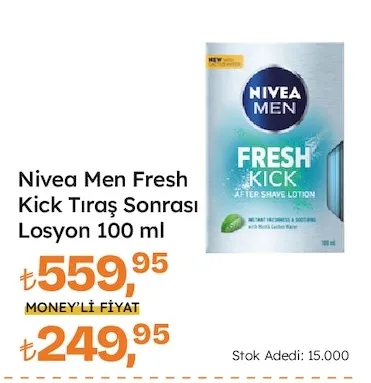 Nivea Men Fresh Kick Tıraş Sonrası Losyon 100 Ml