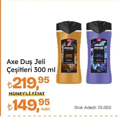 Axe Duş Jeli Çeşitleri 300 Ml