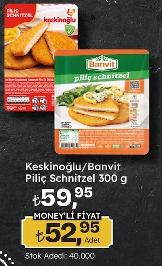 Keskinoğlu/Banvit Piliç Schnitzel 300 G