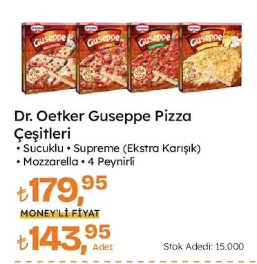 Dr. Oetker Guseppe Pizza Çeşitleri