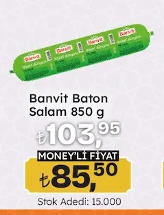 Banvit Baton Salam 850 G