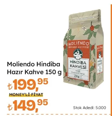Moliendo Hindiba Hazır Kahve 150 G