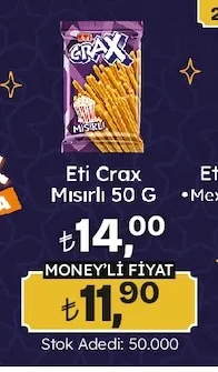 Eti Crax Mısırlı 50 G