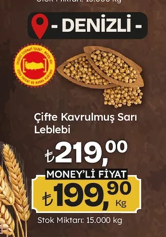 Çifte Kavrulmuş Sarı Leblebi