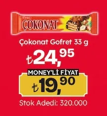 Çokonat Gofret 33 G