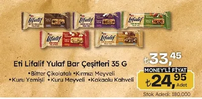 Eti Lifalif Yulaf Bar Çeşitleri 35 G