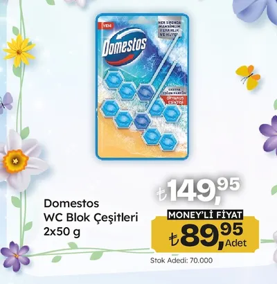 Domestos Wc Blok Çeşitleri 2X50 G