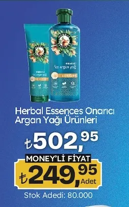 Herbal Essences Onarıcı Argan Yağı Ürünleri