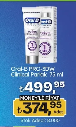 Oral-B Pro-3Dw Clinical Parlak 75 Ml
