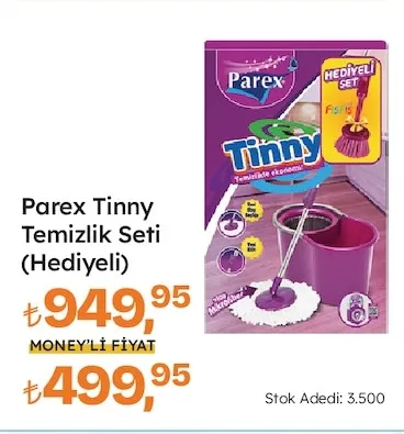 Parex Tinny Temizlik Seti (Hediyeli)