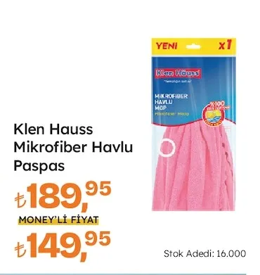 Klen Hauss Mikrofiber Havlu Paspas