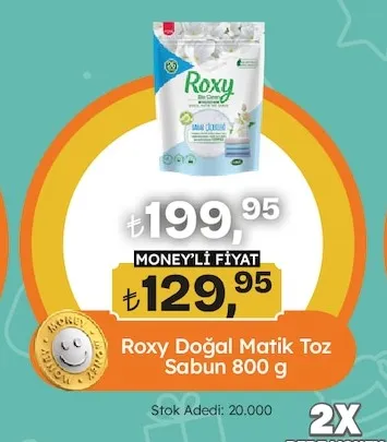 Roxy Doğal Matik Toz Sabun 800 G