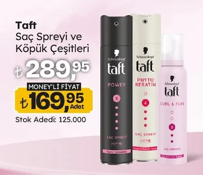Taft Saç Spreyi Ve Köpük Çeşitleri