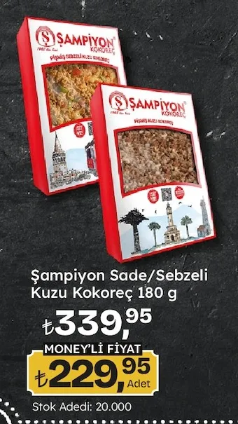 Şampiyon Sade/Sebzeli Kuzu Kokoreç 180 G