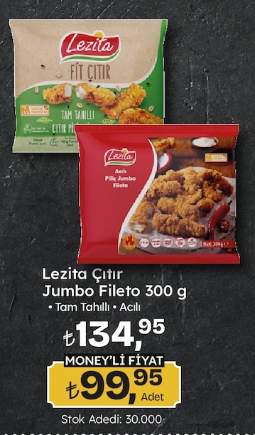 Lezita Çıtır Jumbo Fileto 300 G