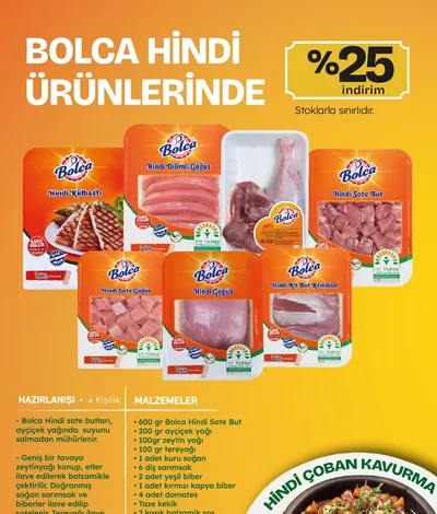 Bolca Hindi Ürünleri