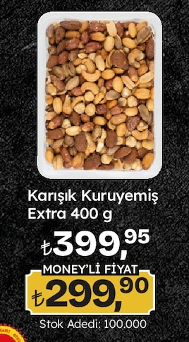Karışık Kuruyemiş Extra 400 G
