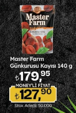 Master Farm Günkurusu Kayısı 140 G