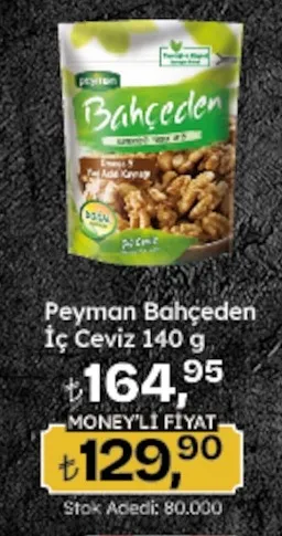 Peyman Bahçeden İç Ceviz 140 G