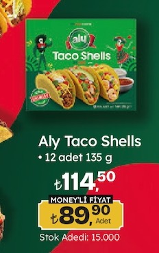 Aly Taco Shells 135 G