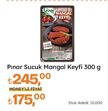 Pınar Sucuk Mangal Keyfi 300 G