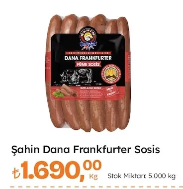 Şahin Dana Frankfurter Sosis