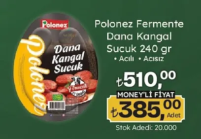 Polonez Fermente Dana Kangal Sucuk 240 Gr