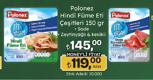 Polonez Hindi Füme Eti Çeşitleri 150 Gr
