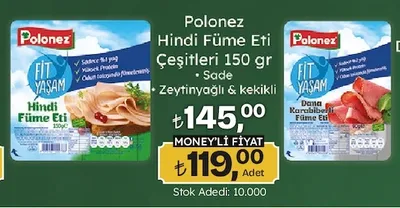 Polonez Hindi Füme Eti Çeşitleri 150 Gr
