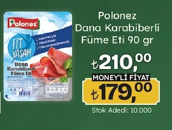 Polonez Dana Karabiberli Füme Eti 90 Gr