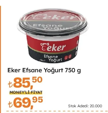 Eker Efsane Yoğurt 750 G
