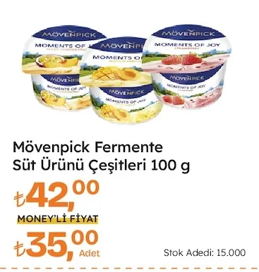 Mövenpick Fermente Süt Ürünü Çeşitleri 100 G