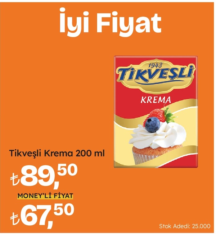 Tikveşli Krema 200 Ml