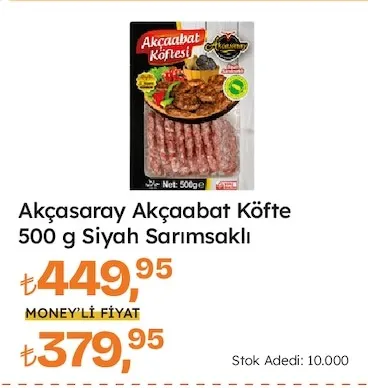 Akçasaray Akçaabat Köfte 500 G Siyah Sarımsaklı