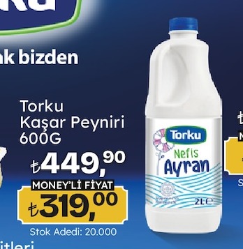 Torku Kaşar Peyniri 600G