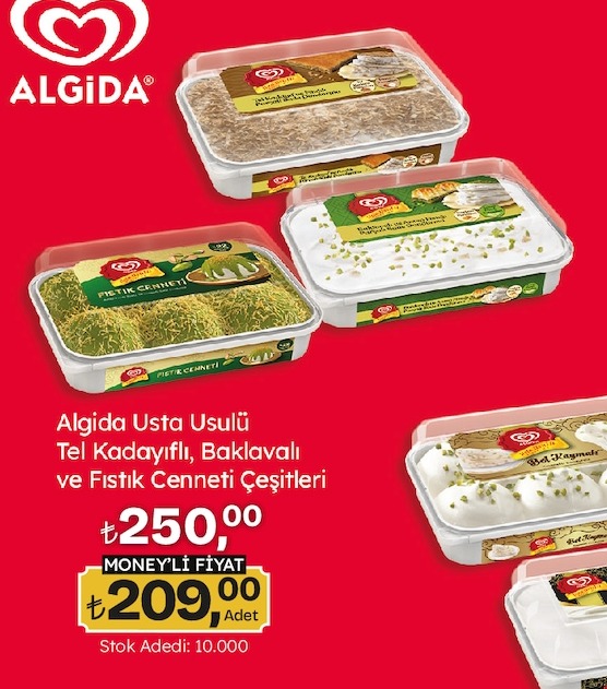 Algida Usta Usulü Tel Kadayıflı, Baklavalı Ve Fıstık Cenneti Çeşitleri