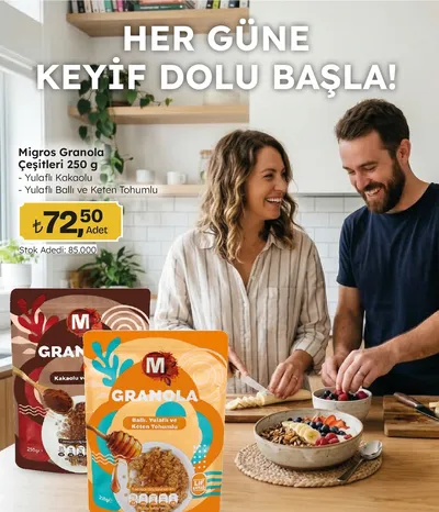 Migros Granola Çeşitleri 250 G